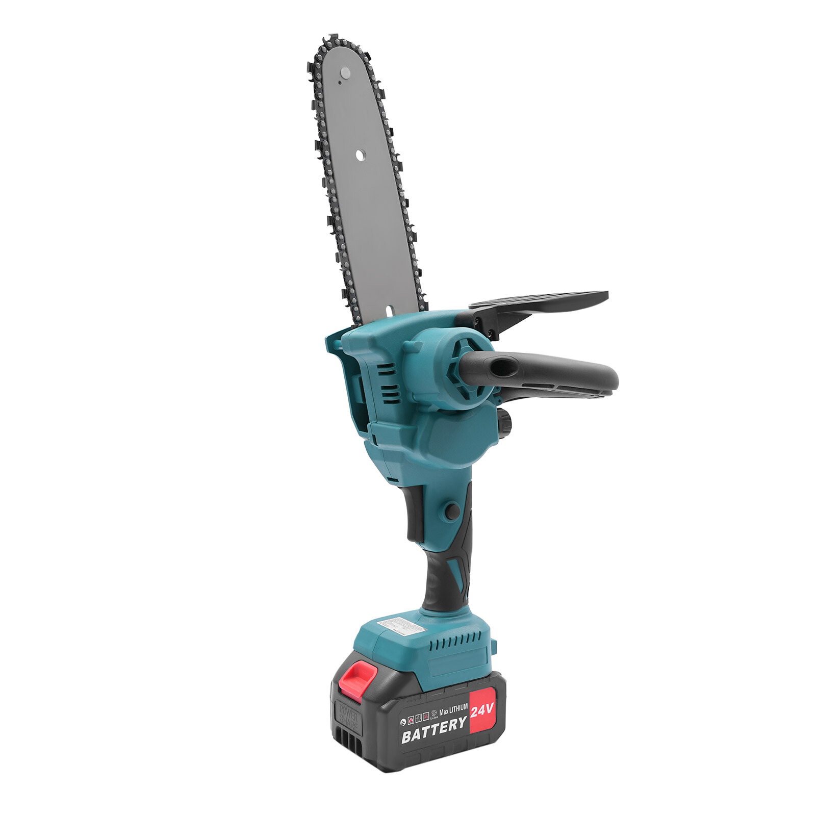 ToppiJoy 8" One-Handed Cordless Mini Chainsaw, Electric Chainsaws with Battery & Case, Portable Chainsaw for Wood Cutting, Tree Pruning