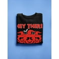 thumbnail image 3 of Hey There Pumking Sweatshirt Men -Image by Shutterstock, Male x-Large, 3 of 4
