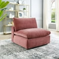 thumbnail image 2 of Sofa Middle Chair, Velvet, Pink, Modern Contemporary Urban Design, Living Lounge Room Hotel Lobby Hospitality, 2 of 8