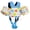 Irregular Colorful Dot, variant on MoKo Kid Swim Vest for 13-30lbs/30-70lbs, Water Wing Arm Floaties Swimming Training Equipment, Blue Shark