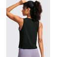 thumbnail image 2 of CRZ YOGA Women's Pima Cotton Sleeveless Loose Tank Tops Gym Yoga Tops Athletic Shirts, 2 of 7
