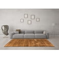 thumbnail image 3 of Ahgly Company Indoor Square Oriental Orange Industrial Area Rugs, 4' Square, 3 of 4