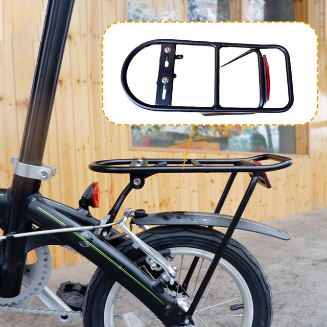 Portaequipajes trasero para bicicleta, soporte de estante, duradero, de gran capacidad, montado en marco Universal, estante de carga para bicicleta de