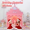 thumbnail image 3 of Moncoland Princess Castle Kids Tent for 3-8 Years Girls Toddlers Large Canvas Indoor Playhouse, 3 of 9