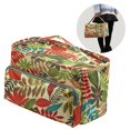 thumbnail image 4 of Bolsa De Tejer Bolsa De Almacenamiento De Hilo De Color Caqui Bolsa De Mano De Tejer Cuboide Grande Con Cierre De Cremallera Y Bolsillo Para Agujas De Tejer Accesorios De Ganchillo Kearding HA014022-00, 4 of 7