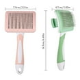 thumbnail image 3 of BKER Pet Grooming Brush For Dogs And Cats Small Deshedding Tool Gentle Massaging Plastic Comb For Indoor Outdoor Use, 3 of 5