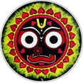 thumbnail image 1 of 2" Jagannath Lord Of Universe Art Hindu Vinyl Sticker, 1 of 1