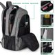 thumbnail image 3 of Mochila para computadora portátil de viaje, mochila para computadora portátil delgada y duradera antirrobo de negocios con puerto de carga USB, bolsa impermeable para computadora universitaria, unisex, se adapta a computadora portátil de 15,6 "y 18 pulgadas oso de fresa Electrónica, 3 of 5
