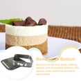 thumbnail image 4 of Yuarrent Molde de acero al carbono, bandeja cuadrada antiadherente para pasteles, bandeja para hornear con fondo extraíble, suministro de Herramientas y accesorios para hornear, 4 of 6