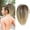 Brown Mix Ash Blonde, variant on MODANU Messy Bun Hair Piece Claw Clip in Hair Buns Hair Piece for Women Straight Short High Ponytail Extension Tousled Updo Faux Hair Bun Scrunchies for Women and Girls (Black)