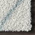 thumbnail image 5 of nuLOOM Trellis Cozy Soft & Plush Shag Runner Rug, 2' 8" x 8', Blue, 5 of 9
