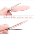 thumbnail image 3 of 20 pinzas para el pelo que no se doblan, pinzas para rizos sin arrugas, pinzas para el pelo sin arrugas con caja de almacenamiento para maquillaje y peinado (rosa, blanco, negro), 3 of 4