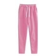 thumbnail image 3 of FRSASU Lounge Sets for Women 2 Piece Outfits Tracksuit Jogger Set Long Sleeve Tops and Elastic Waist Drawstring Long Pants with Pockets Pink M(M), 3 of 4