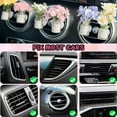 thumbnail image 7 of Girl Girly Car Accessories for Women, Cute Car Decor Dashboard Decorations, Cute Flower Air Freshener Vent Clips, Auto Interior Dash Ornament Accessories, 7 of 7