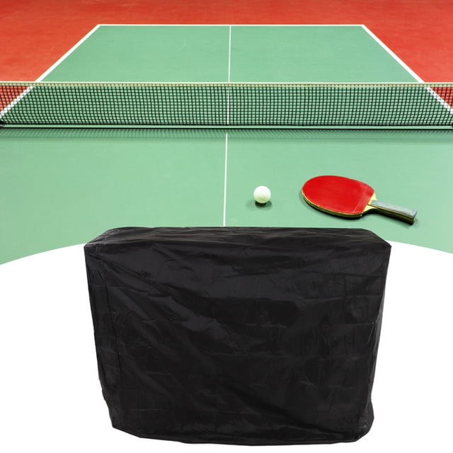 Pong Table Cover, Waterproof Table Cover Easy to Clean Table Tennis Dust Cover Drawstring Design Outdoor Table Tennis Cover for a Pong Table or Long Table