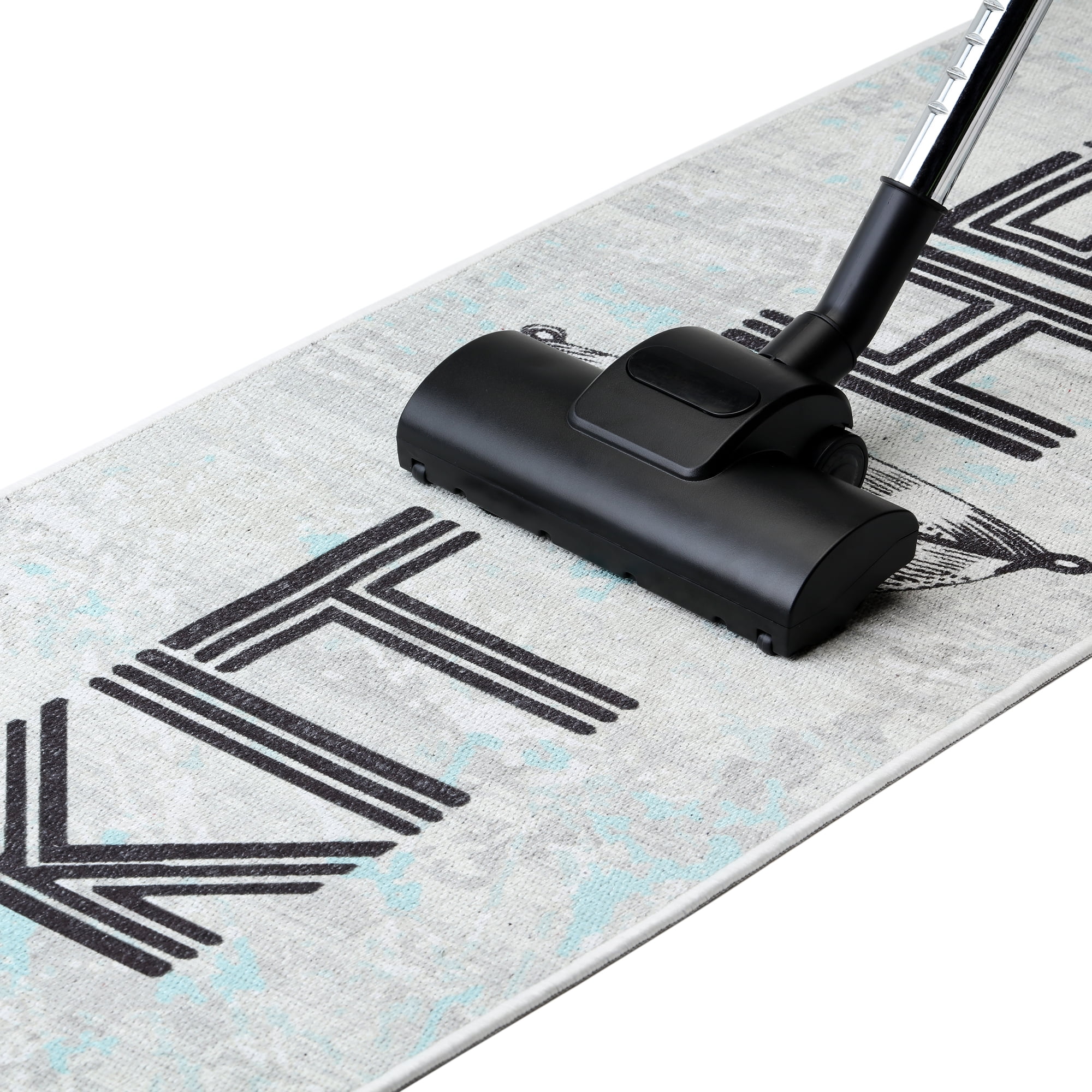 SussexHome Non Skid Washable Kitchen Runner Rug - Ultra-Thin 70 % Cotton Kitchen Floor Mat for in Front of Sink - 20 x 59 Inches Heavy Duty Runner Rug for Kitchen Floor