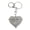 Multicolor, variant on Rhinestone Heart Shaped Key Chain Zinc Alloy Cute Bling Purse Decoration Keychain for Handbag White, 3.15 in / 8 cm