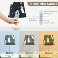 thumbnail image 5 of Stars and Ghosts Desk Lamp 3 Color Modes LED Table Lamp Nightstand Reading Light for Bedroom Living Room, 5 of 8