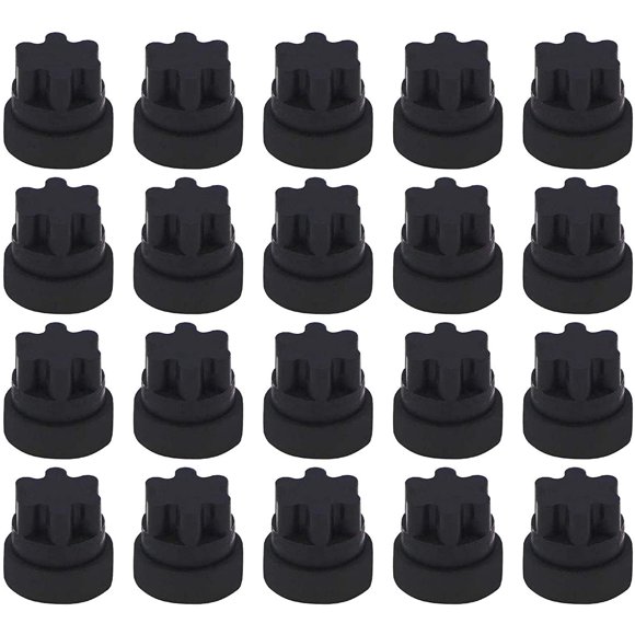 20Pcs 00618112 00637940 Rubber Grate Feet Part by - Replacement for Thermador, Bos-ch Gas Range/Cooktop - Replaces 00617174, 617174, 00618112, 618112, 1999626, AH3478553, EA3478553, PS3478553