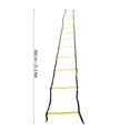 thumbnail image 4 of Qiilu Durable Speed Training Agility Ladder Footwork Exercise Tackle for Football Soccer Sports, Agility Ladder, Speed Agility Ladder, 4 of 7