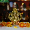 thumbnail image 5 of Hindu Ganesh for Car Dashboard - Indian Mini Ganesha Statue Decor India Home Office Temple Mandir Pooja Items Diwali Gifts Decor Murti Ganpati Idol Yoga Zen Meditation Room Altar Shrine Kit, 5 of 9