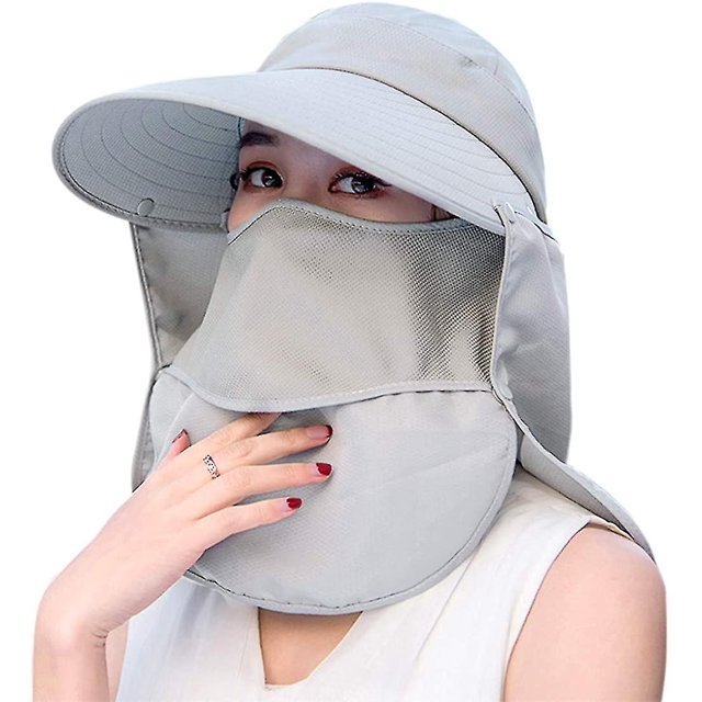 Women Sun Wide Brim Uv Protection Fishing Hats Foldable