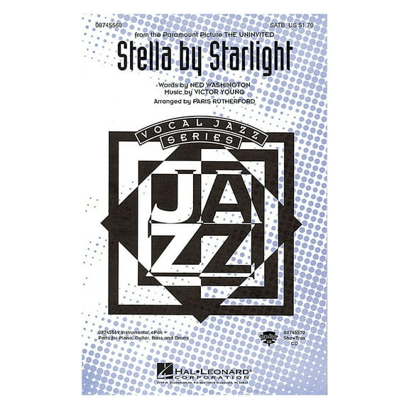 Hal Leonard Stella by Starlight ShowTrax CD Arranged by Paris Rutherford
