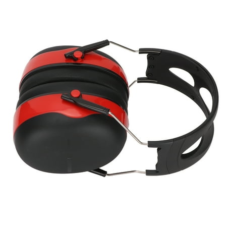 

Ear Protection Earmuff Noise Reduction Ear Protector Breathable Black Red For Shooting