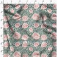 thumbnail image 3 of Soimoi Polyester Crepe Fabric Peony Floral Decor Fabric Printed Yard 42 Inch Wide, 3 of 6