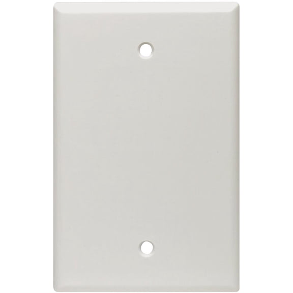 WALL PLATE RECTANGLE WHT (Pack of 1)