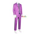 thumbnail image 4 of Jojo Kira Yoshikage Cosplay disfraz de Anime aventura Yoshikage Kira Traje púrpura Cosplay uniforme disfraz peluca trajes, 4 of 5