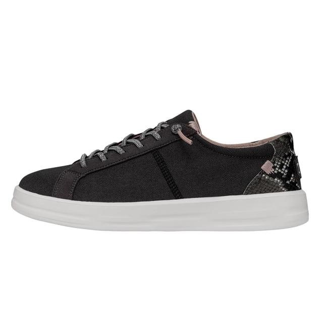 Zapatillas HEYDUDE Karina, Negras, Espuma Viscoelástica
