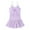 Purple, variant on Staron Women's Swimsuit One Piece Monokini Camisole Solid Color Casual Beach Vacation Poolside Swimwear with Removable Bra Pads, Pink M