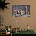 thumbnail image 4 of Northlight LED Lighted Winter Candles Christmas Canvas Wall Art - 15.75" x 23.75", 4 of 9