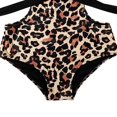 thumbnail image 3 of PENGXIANG Maillot de Bain Sling Femme Bas Col en V à Taille Évidé, 3 of 6