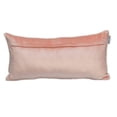 thumbnail image 7 of Parkland Collection Tobyn 12x24" Symmetry Quilted Fabric Throw Pillow in Pink, 7 of 7