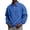 Blue#80811FF, variant on Hearthz Fleece Men's Polo Sweatshirt Collared Long Sleeve Mens Sweatshirt Fall Winter Warm Mens Sweaters and Pullovers Orange L