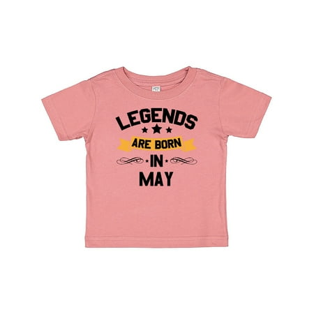 

Inktastic legends are born in may Gift Baby Boy or Baby Girl T-Shirt