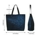 thumbnail image 5 of Disketp Blue Glitter Retro Bolsa Tote Estampada para Mujer, Bolso de Hombro y de Mano para Compras y Viajes, 5 of 8