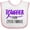 White and Pink, variant on Inktastic Tougher than Cystic Fibrosis Boys or Girls Baby Bib