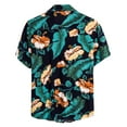 thumbnail image 3 of Aloohaidyvio Hawaiian Shirts for Men,Men's Hawaiian Floral Shirts Cotton Linen Button Down Tropical Holiday Beach Shirts, 3 of 3