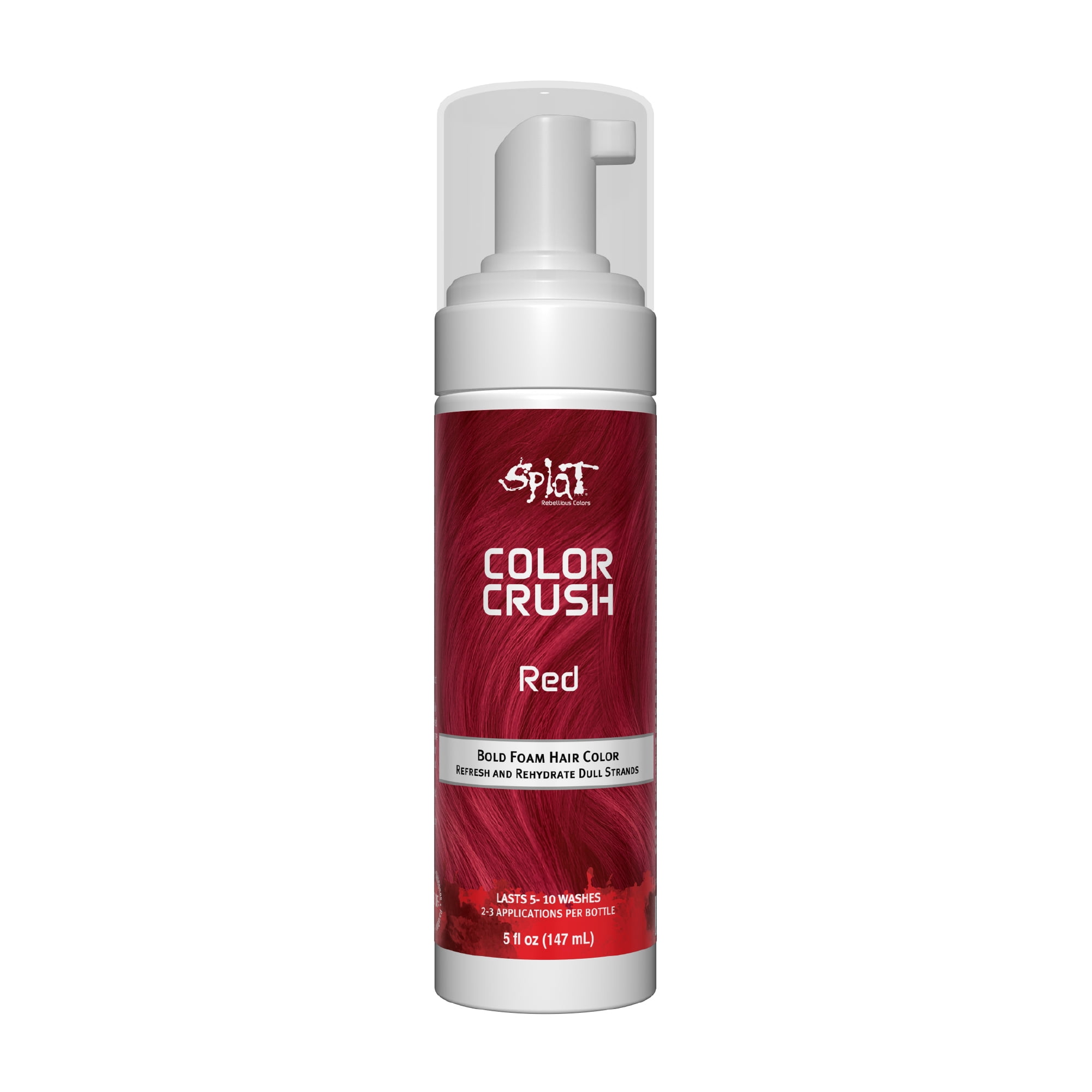 Splat Color Crush Bold Hair Foam Hair Color Lasts 510 Washes