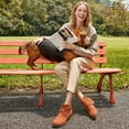 thumbnail image 2 of Ecetana Women's Ankle Boots Chunky Heel Round Toe Casuals Short Booties with Side Zipper, 2 of 7