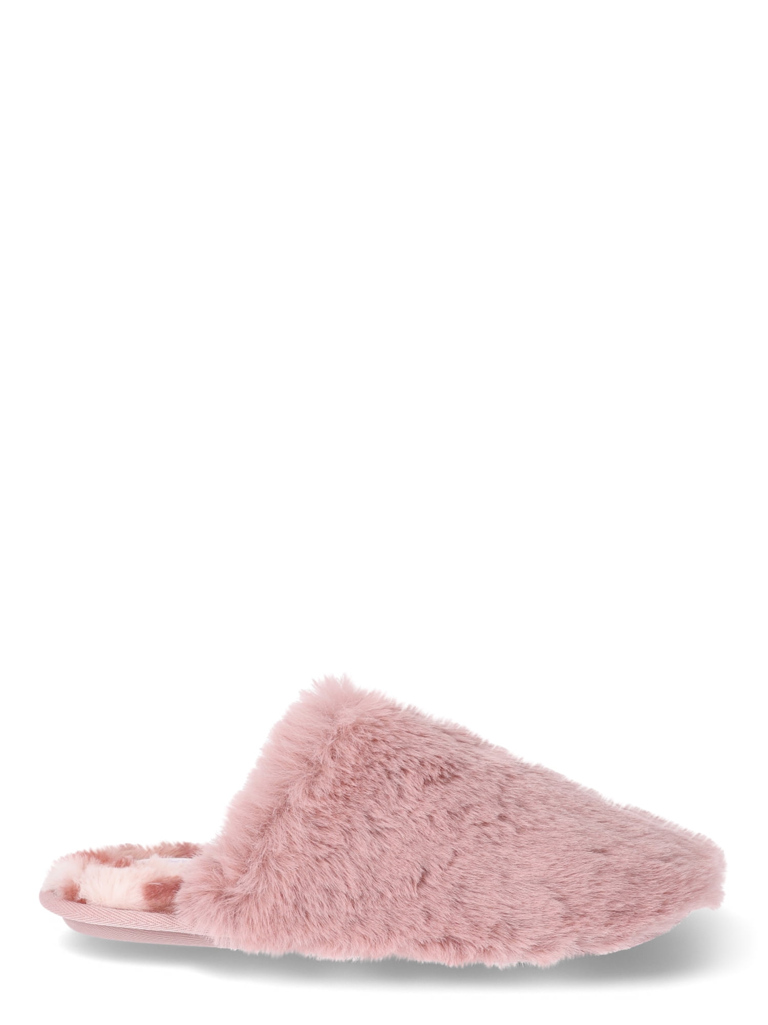 Joyspun Women's Plush Scuff Slippers