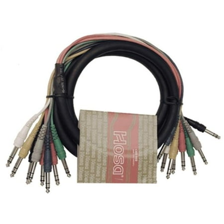 UPC: 0728736011830 | Hosa CSS-802 Balanced 1/4 -1/4  8-Channel Cable 6.6 ft.