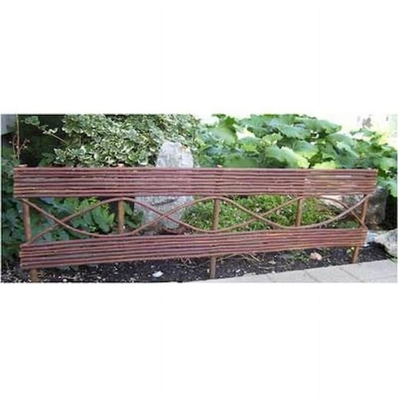 Unpeeled Willow Fence