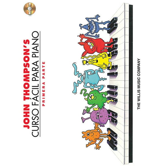 John Thompson's Curso Facil Para Piano (John Thompson's Easiest Piano Course in Spanish, Part 1) Book/Online Audio, (Paperback)