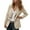 Khaki, variant on Women's Casual Jacket Spring Autumn Loose Fit Button up Outwear Comfortable Lightweight Stylish Korean Shaggy Coat Women 700 down Long Winter Coat for Women Long Womens Coats Womens