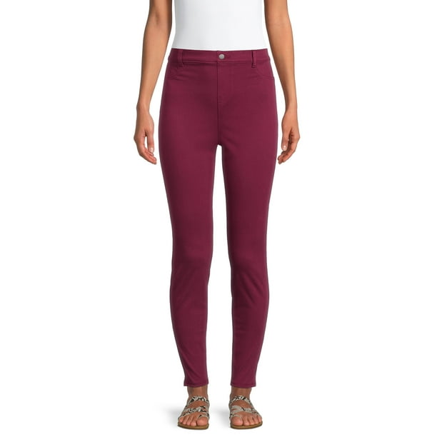 time and tru high rise ankle jegging