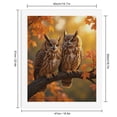 thumbnail image 2 of Paint By Numbers Kit for Adults Beginner - Owls Autumn Branch Fall Scene DIY Canvas Painting Kits for Adults, Frameless Paint By Number for Adults for Home Wall Decor 16x20 Inch, 2 of 7